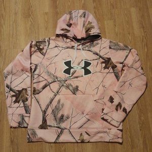 Pink camouflage hoodie